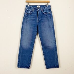 Citizens Of Humanity Classic Blue Cropped Jeans